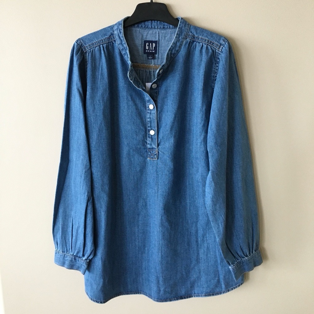 Gap Denim Shirt Long Sleeve